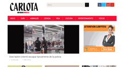 Desktop Screenshot of carlotacastrejana.com