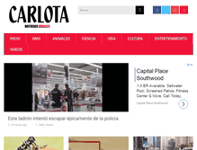 Tablet Screenshot of carlotacastrejana.com